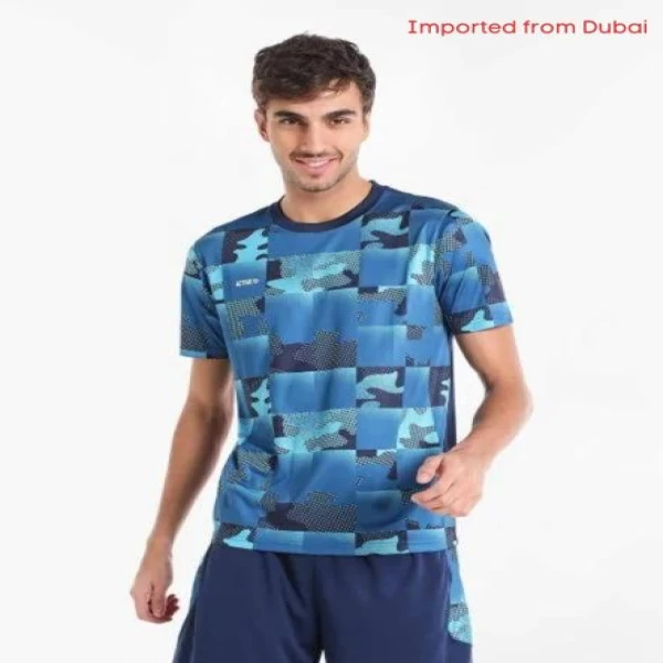 Camouflage Printed T-Shirt with Crew Neck & Short Sleeves