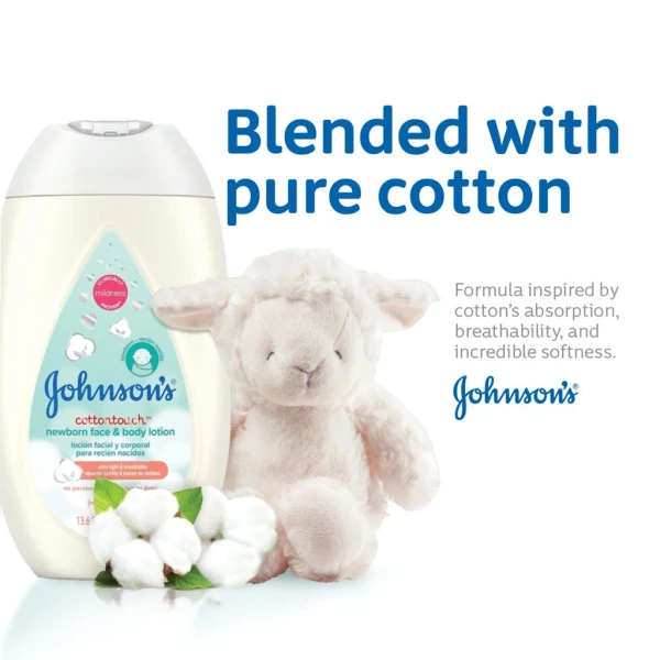 JOHNSON'S® CottonTouch® Newborn Wash & Shampoo